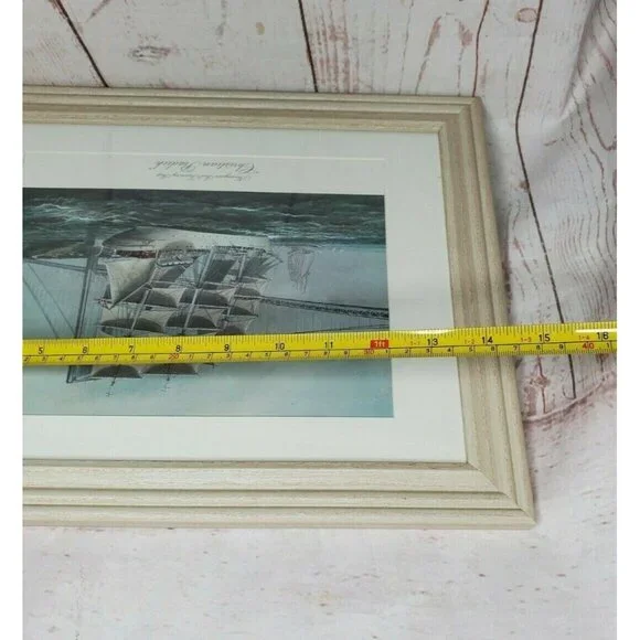 A Wilton Industries Charles Chas Lundgren Norwegian Sail Training Ship Painting